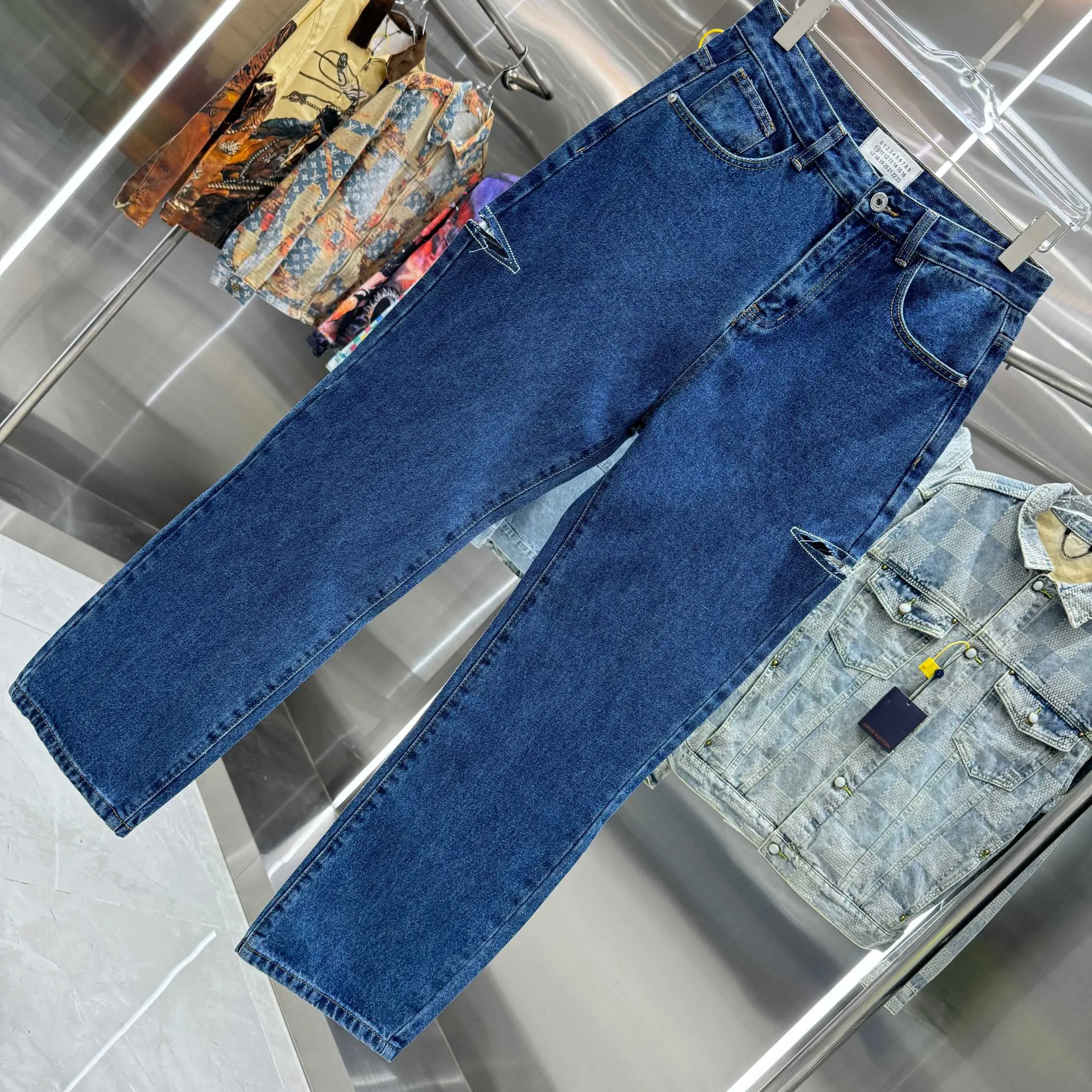 MM 6 2025New Arrival Versatile 。 ， , ! Size 28 30 32 34 36 Dark Blue